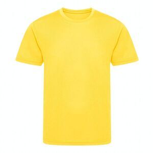 Awdis Childrens/Kids Cool Recycled T-Shirt / Sun Yellow